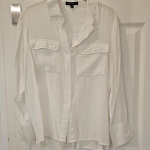 White Button-Up Blouse